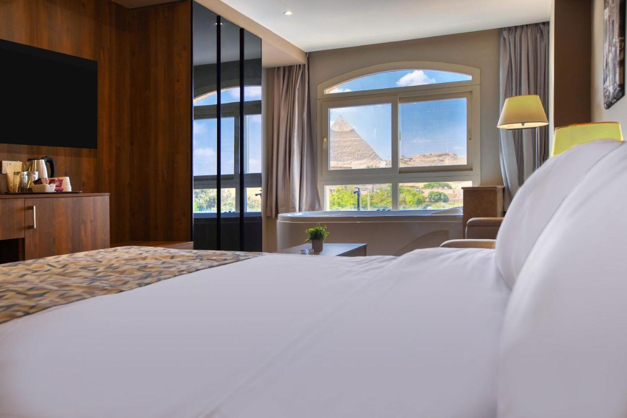 Nozol Pyramids Hotel And Spa Kafrat al Jabal Exterior photo